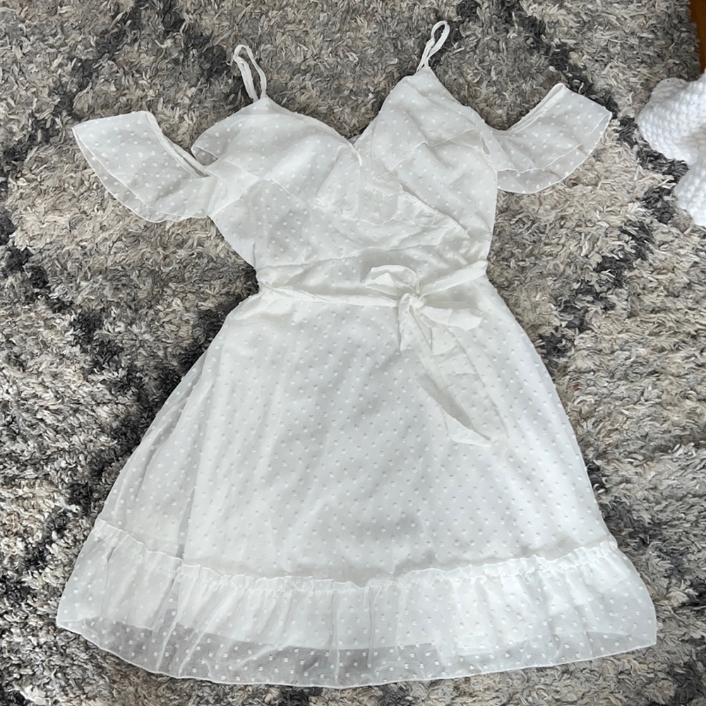 Shein White Dress